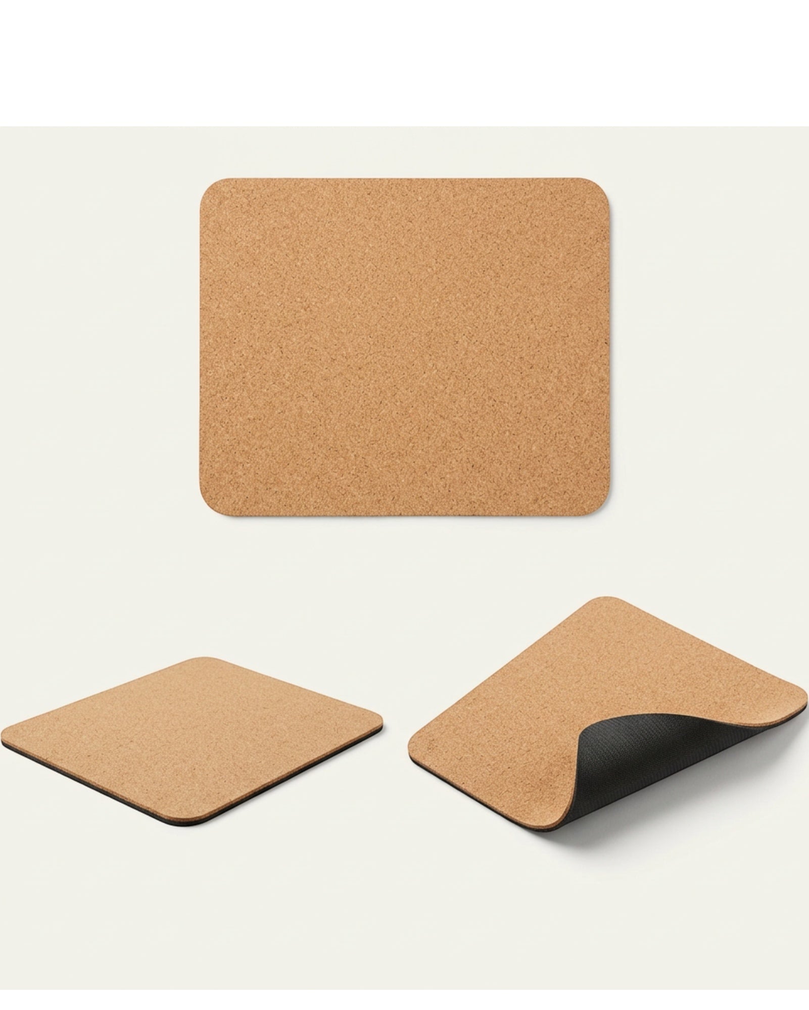 Vbrio Cork Mouse Pad Natural 9 x 7 in