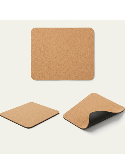 Vbrio Cork Mouse Pad Natural 9 x 7 in