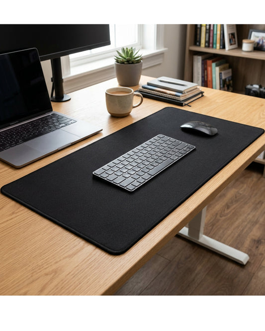 Vbrio Extended Desk Mat Black 31 x 12 in