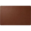 Vbrio Leather Look Desk Pad Brown 24 x 14 in