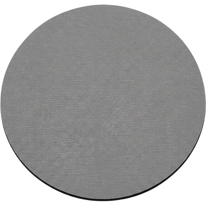 Vbrio Round Mouse Pad Gray 8 in with Rubber Base