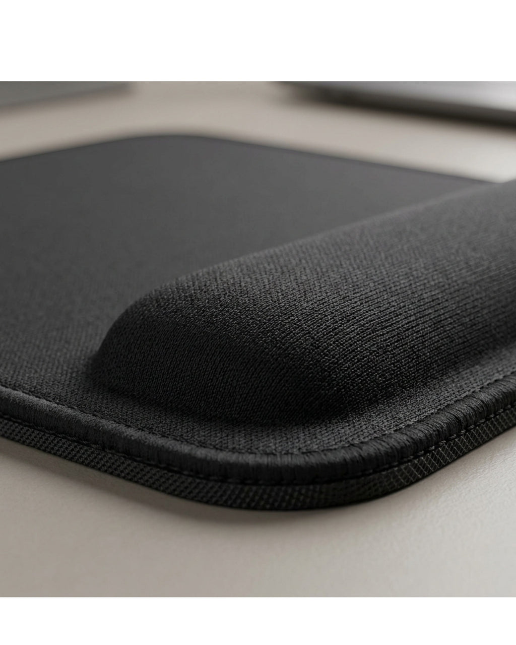 Vbrio Wrist Rest Mouse Pad Black 9 x 8 in